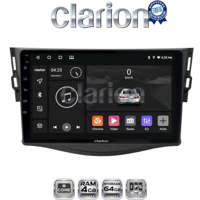 CLARION GL52018 Οθόνη OEM Multimedia Αυτοκινήτου για TOYOTA RAV4 2006 2012 (CarPlay/AndroidAuto/BT/GPS/WIFI/GPRS)