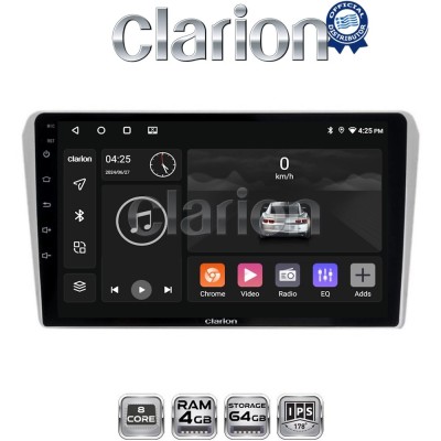 CLARION GL52025 Οθόνη OEM Multimedia Αυτοκινήτου για Toyota Avensis 20032008 (CarPlay/AndroidAuto/BT/GPS/WIFI/GPRS)