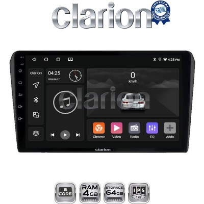 CLARION GL52025B Οθόνη OEM Multimedia Αυτοκινήτου για Toyota Avensis 20032008 (CarPlay/AndroidAuto/BT/GPS/WIFI/GPRS)