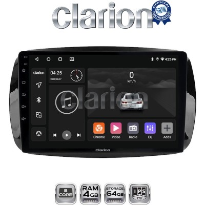 CLARION GL52029 Οθόνη OEM Multimedia Αυτοκινήτου για SMART ForTwo 2015 (CarPlay/AndroidAuto/BT/GPS/WIFI/GPRS)