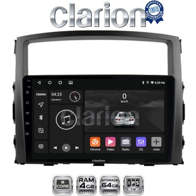 CLARION GL52038 Οθόνη OEM Multimedia Αυτοκινήτου για MITSUBISHI PAJERO 20062014 (CarPlay/AndroidAuto/BT/GPS/WIFI/GPRS)