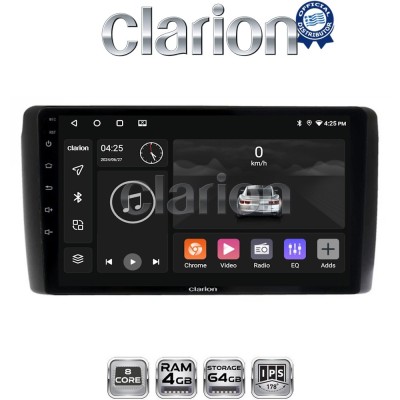 CLARION GL52070 Οθόνη OEM Multimedia Αυτοκινήτου για Nissan Leaf 2009 2017 (CarPlay/AndroidAuto/BT/GPS/WIFI/GPRS)