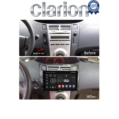 CLARION GL52084 Οθόνη OEM Multimedia Αυτοκινήτου για Τoyota Yaris 2006 2011 (CarPlay/AndroidAuto/BT/GPS/WIFI/GPRS)