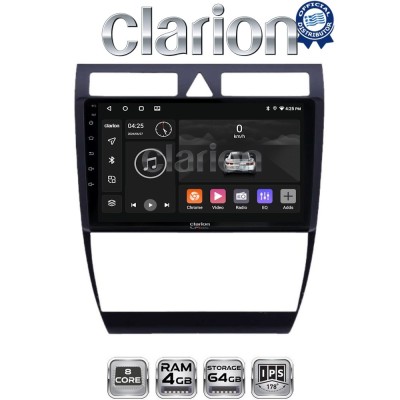 CLARION GL52102 Οθόνη OEM Multimedia Αυτοκινήτου για Audi A6 1998 2004 (CarPlay/AndroidAuto/BT/GPS/WIFI/GPRS)