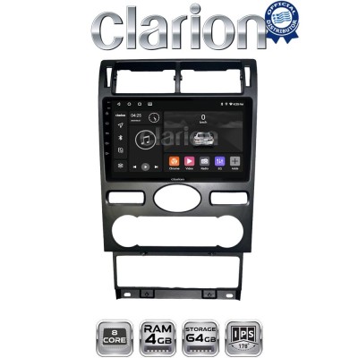 CLARION GL52104 Οθόνη OEM Multimedia Αυτοκινήτου για Ford Mondeo 2003 2006 (CarPlay/AndroidAuto/BT/GPS/WIFI/GPRS)