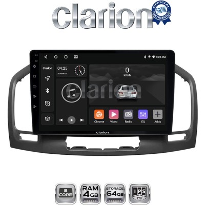 CLARION GL52114 Οθόνη OEM Multimedia Αυτοκινήτου για OPEL INSIGNIA 2007-2013 (CarPlay/AndroidAuto/BT/GPS/WIFI/GPRS)