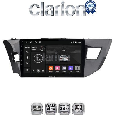CLARION GL52126 Οθόνη OEM Multimedia Αυτοκινήτου για TOYOTA COROLLA 20132016 (CarPlay/AndroidAuto/BT/GPS/WIFI/GPRS)