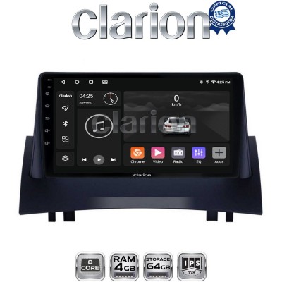 CLARION GL52138 Οθόνη OEM Multimedia Αυτοκινήτου για Renault Megane2 2002 2008 (CarPlay/AndroidAuto/BT/GPS/WIFI/GPRS)
