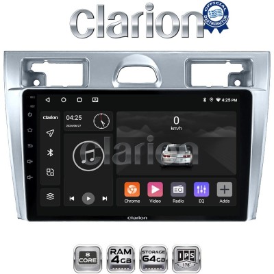 CLARION GL52140 Οθόνη OEM Multimedia Αυτοκινήτου για Ford Fiesta 2006 - 2008 (CarPlay/AndroidAuto/BT/GPS/WIFI/GPRS)