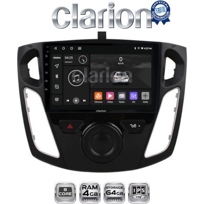 CLARION GL52150 Οθόνη OEM Multimedia Αυτοκινήτου για FORD FOCUS 20152018 (CarPlay/AndroidAuto/BT/GPS/WIFI/GPRS)