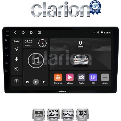 CLARION GL52157 Οθόνη OEM Multimedia Αυτοκινήτου για DACIA DUSTER 20132019 (CarPlay/AndroidAuto/BT/GPS/WIFI/GPRS)