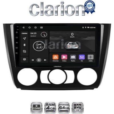 CLARION GL52170 Οθόνη OEM Multimedia Αυτοκινήτου για BMW σειρά 1 (E81 - E82 - E87 -E88) (CarPlay/AndroidAuto/BT/GPS/WIFI/GPRS)