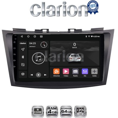 CLARION GL52179 Οθόνη OEM Multimedia Αυτοκινήτου για SUZUKI SWIFT 20112016 (CarPlay/AndroidAuto/BT/GPS/WIFI/GPRS)