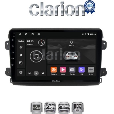 CLARION GL52192 Οθόνη OEM Multimedia Αυτοκινήτου για Fiat Ducato 2023 (CarPlay/AndroidAuto/BT/GPS/WIFI/GPRS)