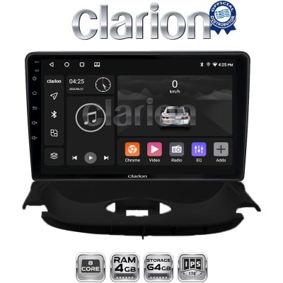 CLARION GL52206UP Οθόνη OEM Multimedia Αυτοκινήτου για Peugeot 206 2002 2006 (CarPlay/AndroidAuto/BT/GPS/WIFI/GPRS)