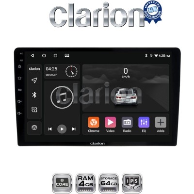 CLARION GL52208 Οθόνη OEM Multimedia Αυτοκινήτου για Toyota Auris 2013 2015 (CarPlay/AndroidAuto/BT/GPS/WIFI/GPRS)