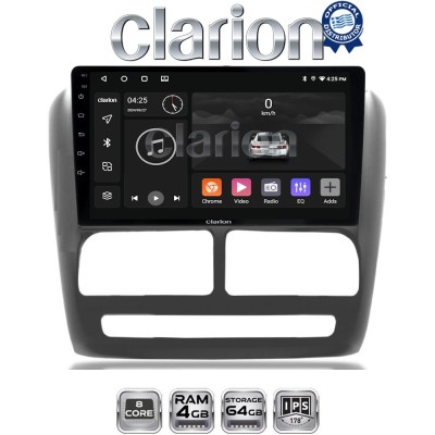 CLARION GL52211 Οθόνη OEM Multimedia Αυτοκινήτου για Fiat Doblo '10-'15 & Opel Combo'10-'15 (CarPlay/AndroidAuto/BT/GPS/WIFI/GPR