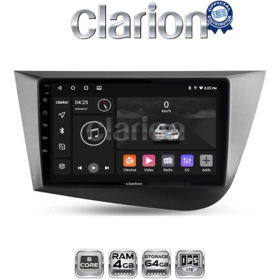 CLARION GL52217 Οθόνη OEM Multimedia Αυτοκινήτου για Seat Leon 20052012 (CarPlay/AndroidAuto/BT/GPS/WIFI/GPRS)