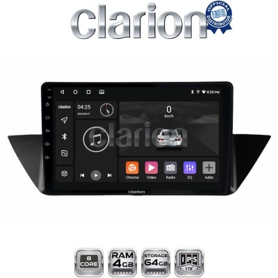 CLARION GL52219 Οθόνη OEM Multimedia Αυτοκινήτου για BMW X1 (E84) 20092014 (CarPlay/AndroidAuto/BT/GPS/WIFI/GPRS)