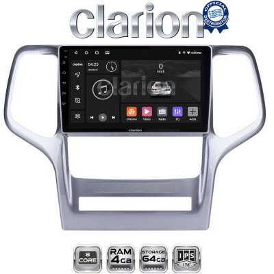 CLARION GL52234 Οθόνη OEM Multimedia Αυτοκινήτου για Jeep Gran Cherokee 2011 2013 (CarPlay/AndroidAuto/BT/GPS/WIFI/GPRS)