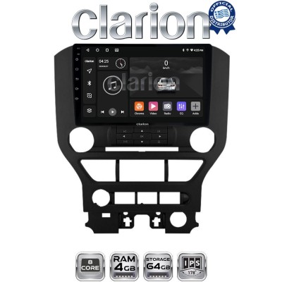 CLARION GL52240 Οθόνη OEM Multimedia Αυτοκινήτου για FORD MUSTANG 2015 (CarPlay/AndroidAuto/BT/GPS/WIFI/GPRS)