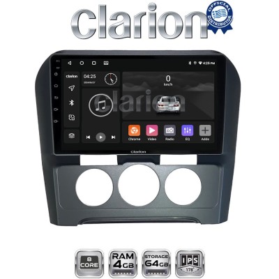CLARION GL52241B Οθόνη OEM Multimedia Αυτοκινήτου για Citroen C4 2011 2019 (CarPlay/AndroidAuto/BT/GPS/WIFI/GPRS)
