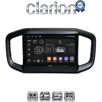 CLARION GL52259 Οθόνη OEM Multimedia Αυτοκινήτου για Fiat Strada 2021 (CarPlay/AndroidAuto/BT/GPS/WIFI/GPRS)