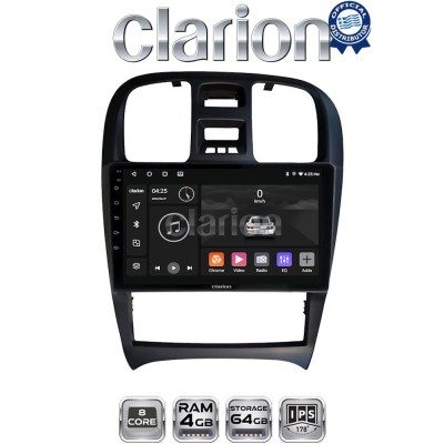 CLARION GL52260 Οθόνη OEM Multimedia Αυτοκινήτου για Hyundai Sonata 2000 2006 (CarPlay/AndroidAuto/BT/GPS/WIFI/GPRS)