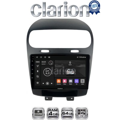 CLARION GL52261 Οθόνη OEM Multimedia Αυτοκινήτου για Fiat Freemont 2008 (CarPlay/AndroidAuto/BT/GPS/WIFI/GPRS)