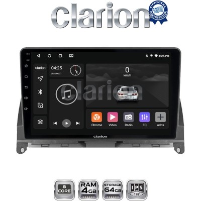 CLARION GL52265 Οθόνη OEM Multimedia Αυτοκινήτου για MERCEDES C CLASS (W204) 20072011 (CarPlay/AndroidAuto/BT/GPS/WIFI/GPRS)