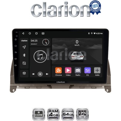 CLARION GL52265BR Οθόνη OEM Multimedia Αυτοκινήτου για Mercedes C Class W204 2007 2011 (CarPlay/AndroidAuto/BT/GPS/WIFI/GPRS)