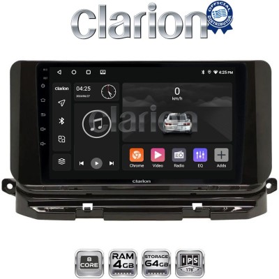 CLARION GL52280 Οθόνη OEM Multimedia Αυτοκινήτου για Skoda Octavia 2021 (CarPlay/AndroidAuto/BT/GPS/WIFI/GPRS)