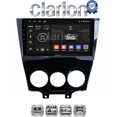 CLARION GL52301 Οθόνη OEM Multimedia Αυτοκινήτου για Mazda RX8 20012008 (CarPlay/AndroidAuto/BT/GPS/WIFI/GPRS)