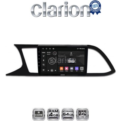 CLARION GL52306 Οθόνη OEM Multimedia Αυτοκινήτου για SEAT LEON 2012 (CarPlay/AndroidAuto/BT/GPS/WIFI/GPRS)
