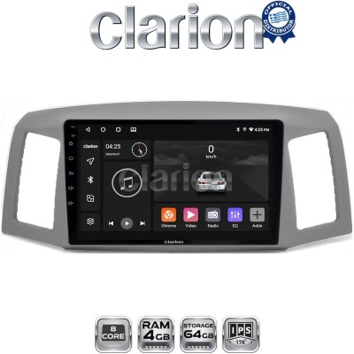 CLARION GL52307 Οθόνη OEM Multimedia Αυτοκινήτου για Jeep Grand Cherokee 2004 2011 (CarPlay/AndroidAuto/BT/GPS/WIFI/GPRS)