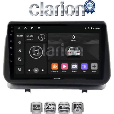 CLARION GL52319 Οθόνη OEM Multimedia Αυτοκινήτου για Renault Clio III 2005 2011 (CarPlay/AndroidAuto/BT/GPS/WIFI/GPRS)