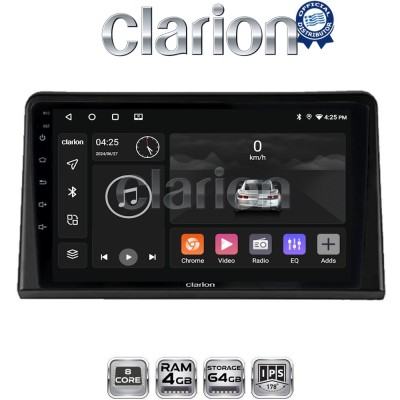 CLARION GL52326 Οθόνη OEM Multimedia Αυτοκινήτου για Renault Express 2023 (CarPlay/AndroidAuto/BT/GPS/WIFI/GPRS)