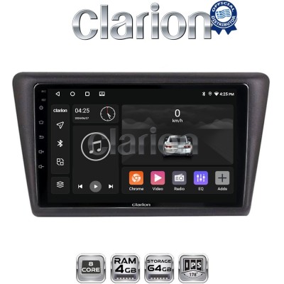 CLARION GL52327 Οθόνη OEM Multimedia Αυτοκινήτου για Skoda Rapid Spaceback 2014 (CarPlay/AndroidAuto/BT/GPS/WIFI/GPRS)