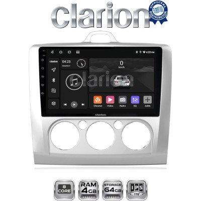 CLARION GL52329 Οθόνη OEM Multimedia Αυτοκινήτου για FORD FOCUS 20042012 (CarPlay/AndroidAuto/BT/GPS/WIFI/GPRS)