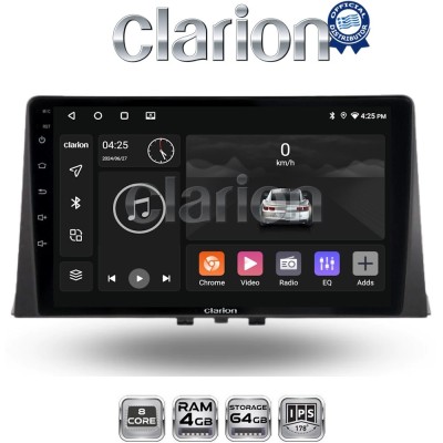 CLARION GL52330 Οθόνη OEM Multimedia Αυτοκινήτου για CITROEN BERLINGO - PEUGEOT PARTNER 2019 (CarPlay/AndroidAuto/BT/GPS/WIFI/GP