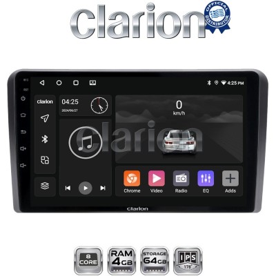 CLARION GL52333 Οθόνη OEM Multimedia Αυτοκινήτου για Citroen C5 2007 2017 (CarPlay/AndroidAuto/BT/GPS/WIFI/GPRS)