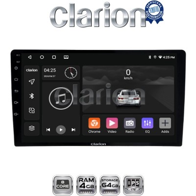 CLARION GL52365 Οθόνη OEM Multimedia Αυτοκινήτου για Ford Transit Custom 2013 2019 (CarPlay/AndroidAuto/BT/GPS/WIFI/GPRS)