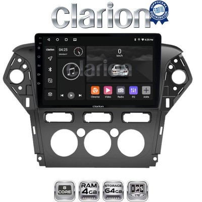 CLARION GL52368 Οθόνη OEM Multimedia Αυτοκινήτου για FORD MONDEO 2010 2013 (CarPlay/AndroidAuto/BT/GPS/WIFI/GPRS)