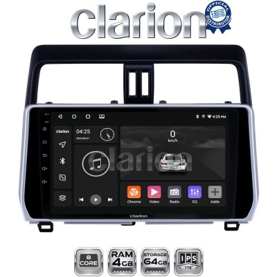 CLARION GL52400 Οθόνη OEM Multimedia Αυτοκινήτου για Toyota Land Cruiser 2019 (CarPlay/AndroidAuto/BT/GPS/WIFI/GPRS)