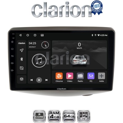 CLARION GL52402 Οθόνη OEM Multimedia Αυτοκινήτου για Toyota Yaris 1999 2004 (CarPlay/AndroidAuto/BT/GPS/WIFI/GPRS)