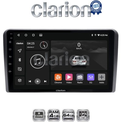 CLARION GL52403 Οθόνη OEM Multimedia Αυτοκινήτου για Ford Transit/Tourneo 2018 (CarPlay/AndroidAuto/BT/GPS/WIFI/GPRS)