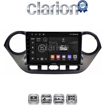 CLARION GL52406 Οθόνη OEM Multimedia Αυτοκινήτου για Hyundai i10 2014 (CarPlay/AndroidAuto/BT/GPS/WIFI/GPRS)