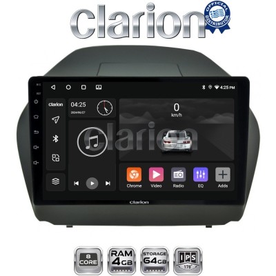 CLARION GL52414 Οθόνη OEM Multimedia Αυτοκινήτου για HYUNDAI IX35 20092015 (CarPlay/AndroidAuto/BT/GPS/WIFI/GPRS)