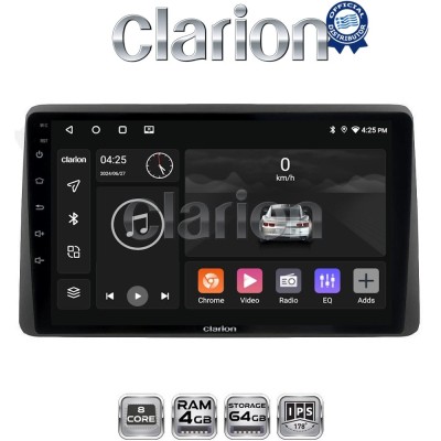 CLARION GL52434 Οθόνη OEM Multimedia Αυτοκινήτου για DACIA DUSTER 2019 (CarPlay/AndroidAuto/BT/GPS/WIFI/GPRS)
