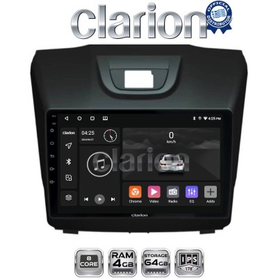 CLARION GL52435 Οθόνη OEM Multimedia Αυτοκινήτου για ISUZU DMAX 2012 (CarPlay/AndroidAuto/BT/GPS/WIFI/GPRS)